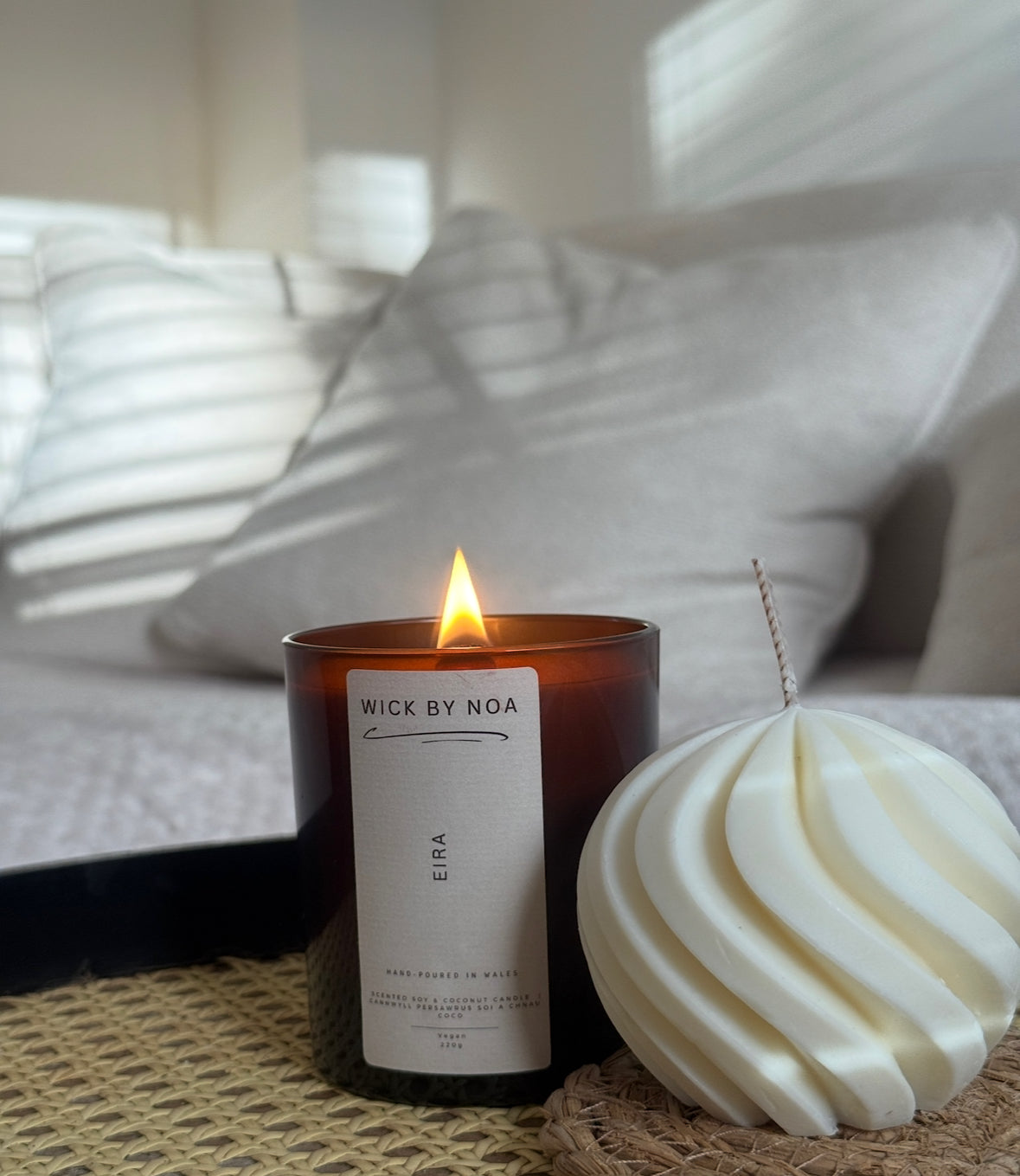 Spiral Sphere Candle