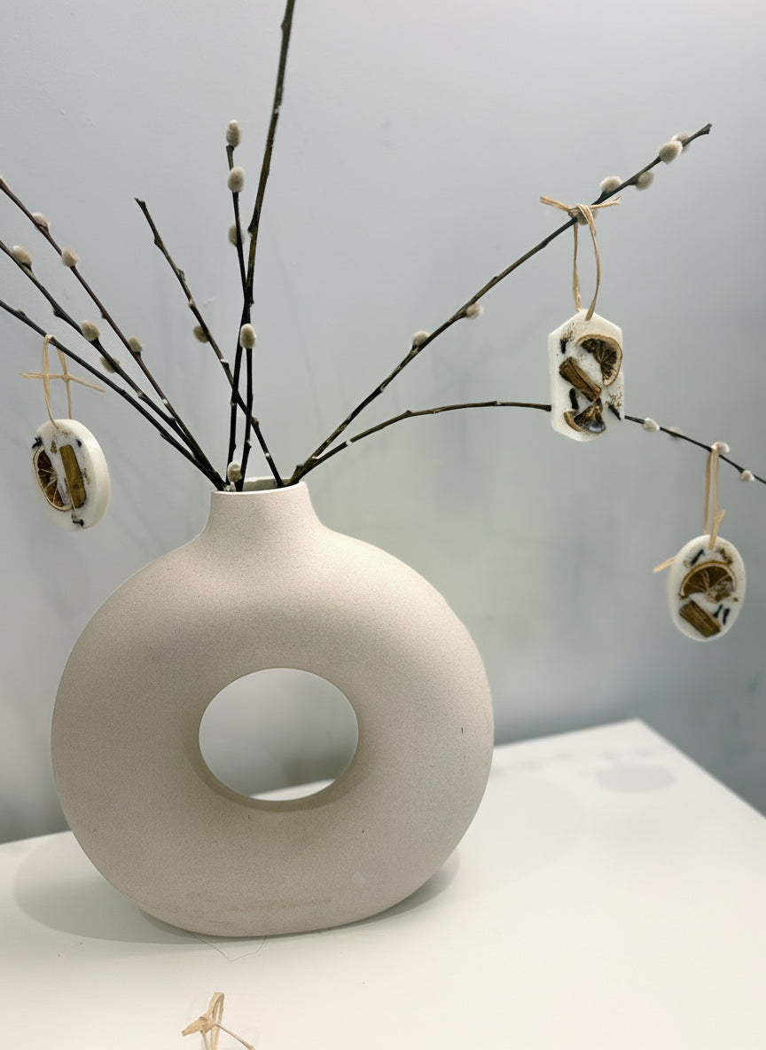 Hanging Botanical Wax Melts - set of three