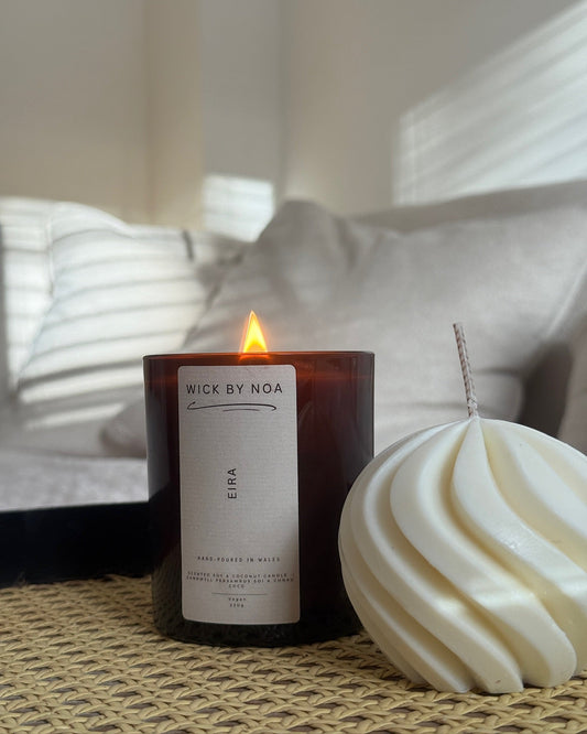 Spiral Sphere Candle